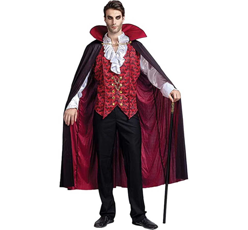 Vampire Halloween costume.